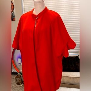 Red 2XL Polyester Ladies Jacket. New